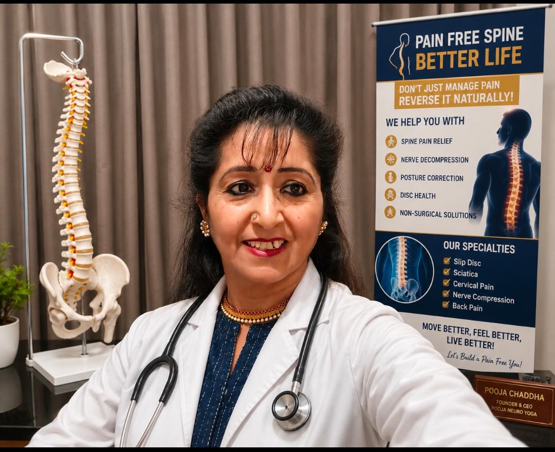 Pooja Chadha — Nerve Decompression Expert & Founder of Pooja Neuro Yoga